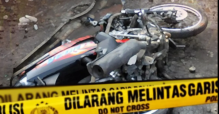 Kecelakaan motor (Foto: liputan6)