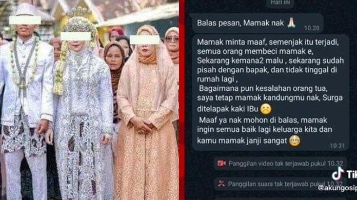 Kasus perselingkuhan mertua dan menantu viral di sosmed.