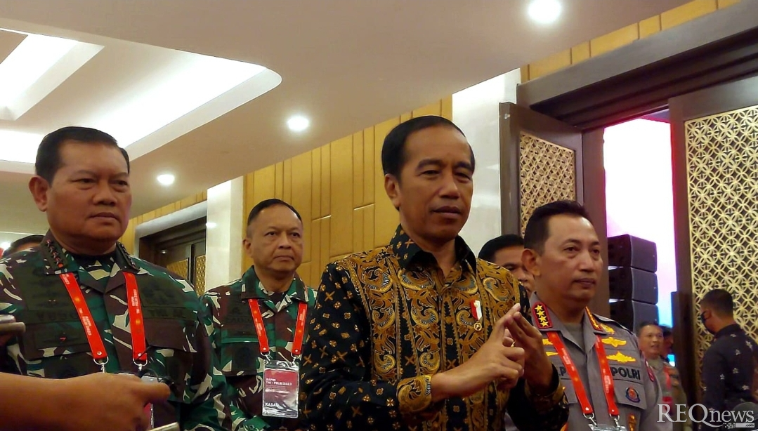 Presiden Joko Widodo (Jokowi) di Rapim TNI-Polri (Foto: Hastina/REQnews)