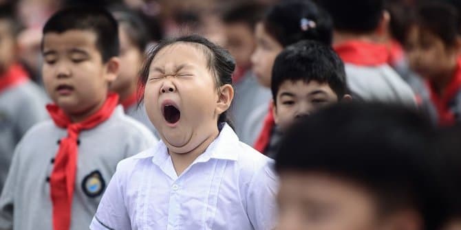 Siswa (Foto: AFP/STR)