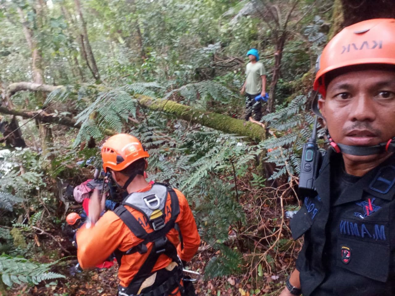 Ngeri! Begini Kondisi Lokasi Jatuhnya Helikopter Kapolda Jambi