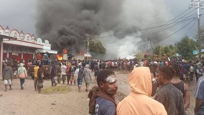 Wamena Rusuh, 10 Orang Meninggal Dunia dan Puluhan Rumah Terbakar