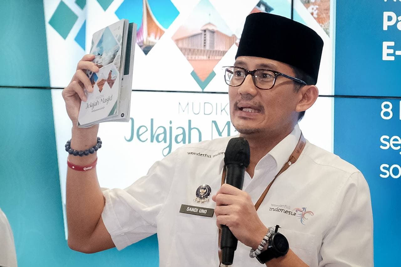 Kemenparekraf meluncurkan E-Booklet Mudik Jelajah Masjid (foto:Kemenparekraf.go.id)