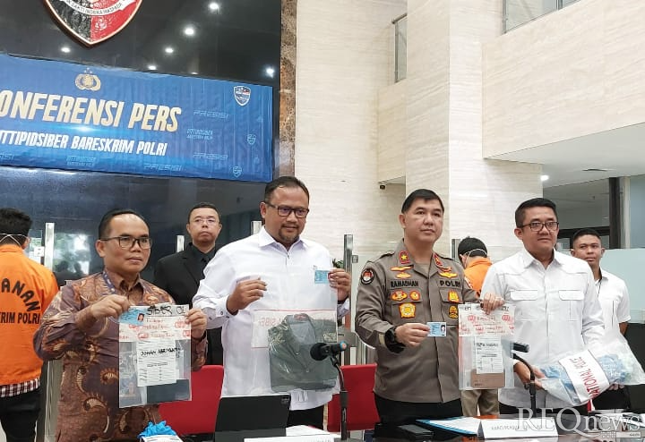 Bareskrim Polri ungkap kasus tindak pidana pornografi (Foto: Hastina/REQnews)