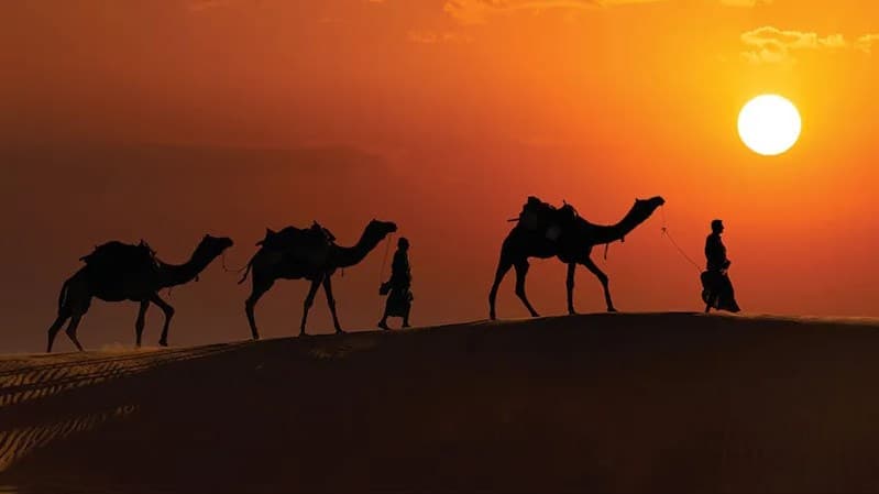 Ilustrasi sosok pertama di dunia yang praktikkan puasa.