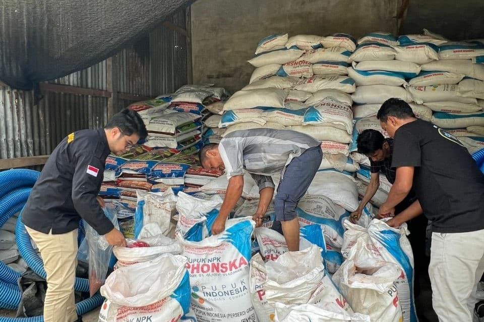 Satgassus Pencegahan Korupsi Polri pantau distribusi pupuk bersubsidi (Foto: Humas Polri)