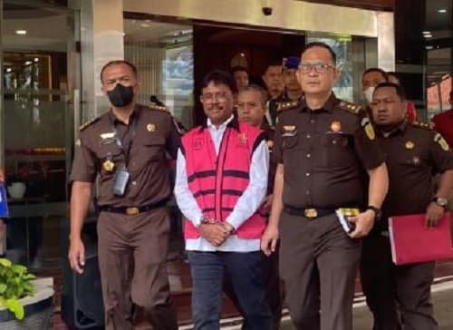Johnny G Plate jadi tersangka kasus  korupsi BAKTI Kominfo (Foto:Istimewa)