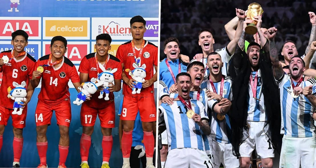 Timnas Indonesia dan Timnas Argentina