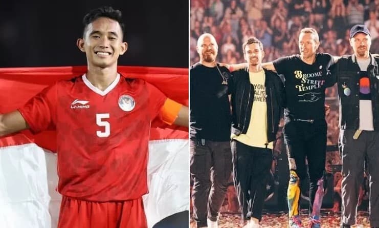 Rizky Ridho, Kapten Timnas Indonesia U-22 dan Coldplay