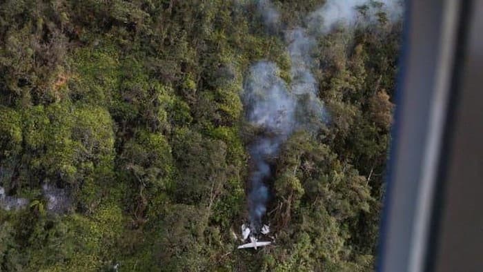Pesawat SAM Air jatuh di hutan Papua (Foto: Istimewa)