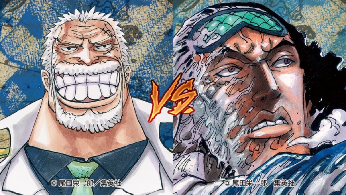 Spoiler One Piece 1087: Garp Kalah Lawan Kuzan