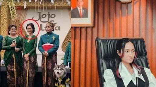 Indira Ratnasari atau Nena Ghoib, crazy rich yang gelar pesta nikah anjing Rp 200 juta, ternyata tim stafsus presiden.