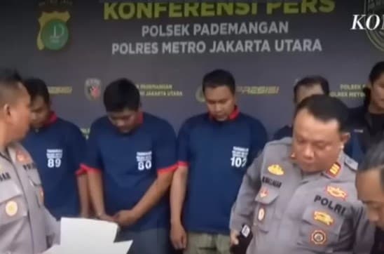 Pengunjung tewas dianiaya sekuriti Ancol. (Foto: Youtube Kompas TV)