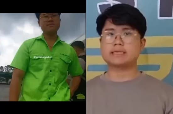 Robert Herry Son, pelaku pelecehan bendera merah putih (Foto: Istimewa)