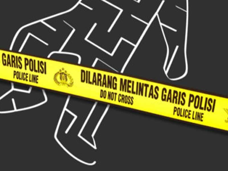 Ilustrasi garis polisi