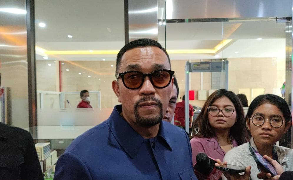 Bendahara Umum (Bendum) Partai NasDem Ahmad Sahroni di Bareskrim Polri (Foto: Hastina/REQnews)