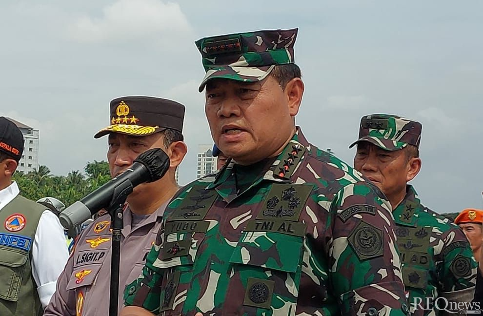 Panglima TNI Laksamana Yudo Margono di Monas (Foto: Hastina/REQnews)