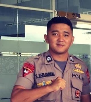 Pengawal pribadi (Walpri) Kapolda Kaltara, Brigadir Setyo Herlambang (foto:Istimewa)