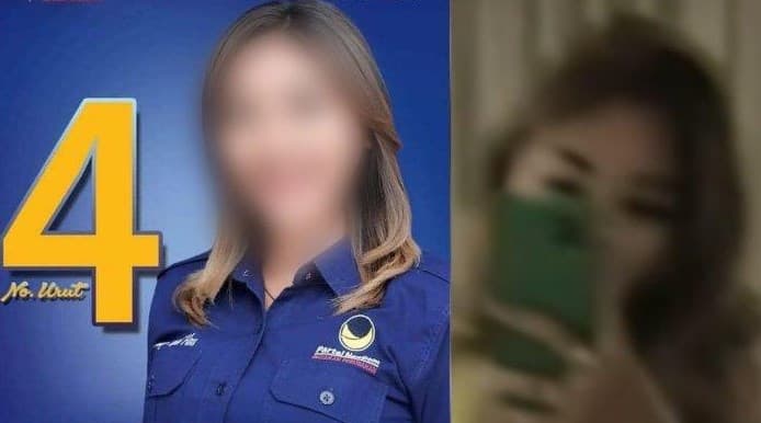 Viral video syur diduga caleg NasDem NTT.