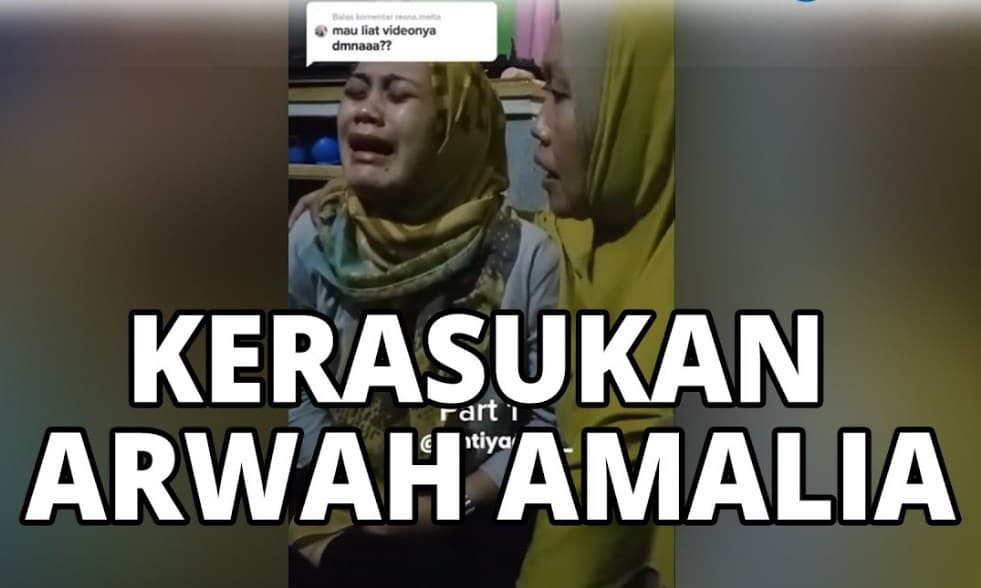 Viral gadis kerasukan arwah Amalia korban pembunuhan Subang.