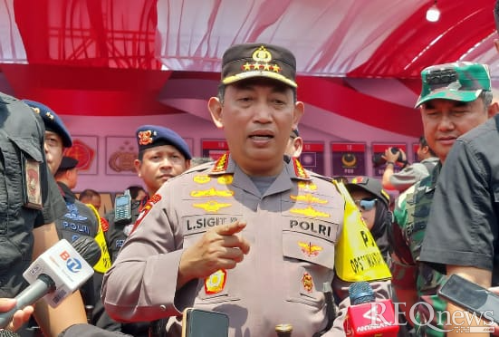 Kapolri Jenderal Listyo Sigit Prabowo di Silang Monas, Jakarta Pusat (Foto: Hastina/REQnews)