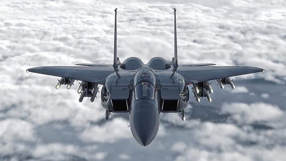 Ilustrasi Penerbangan Pesawat Tempur F-15 (Foto:Istimewa)