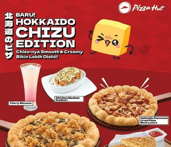 Hokkaido Cheese Edition, inovasi menu baru dari Pizza Hut Indonesia