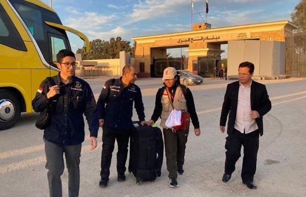 Farid Zanzabil Al Ayubi berhasil dievakuasi keluar dari Gaza.