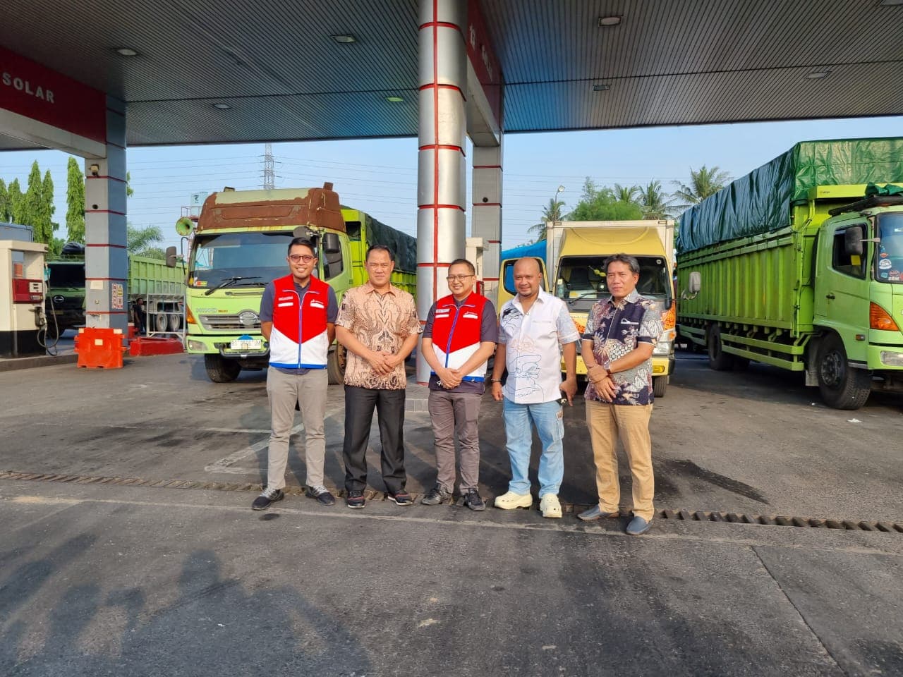 Polda Banten dan Pertamina cek pendistribusian BBM (Foto: Polda Banten)