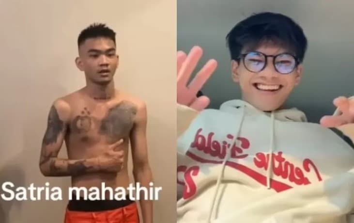 Seleb TikTok Satria Mahathir alias Cogil