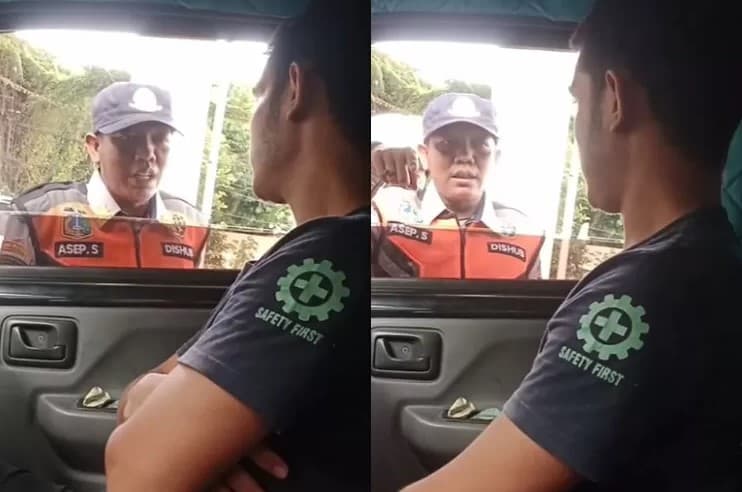 Viral oknum petugas Dishub tilang sopir padahal surat lengkap. (Foto: Instagram @TerangMedia)