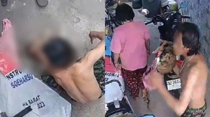 Viral pria di Solo banting kucing hingga sekarat.