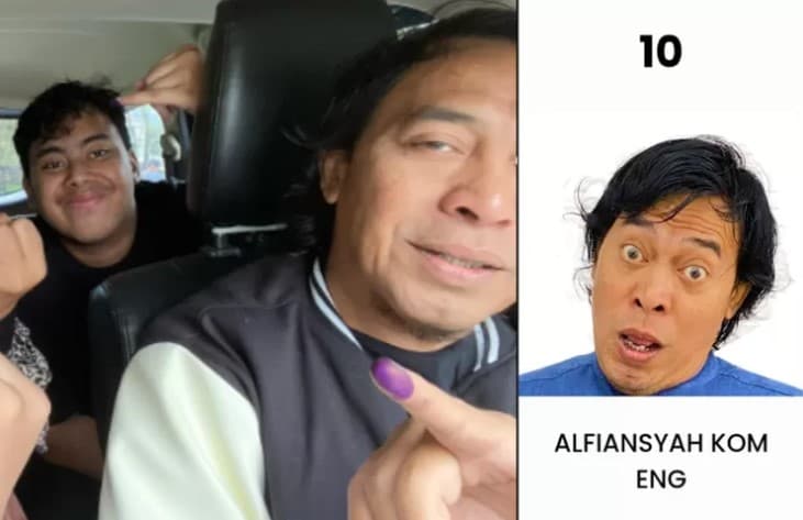 Foto Kocaknya Trending hingga Raih Suara Sementara Tertinggi di Pemilihan DPD Jabar, Kini Visi Misi Komeng Disorot Netizen!