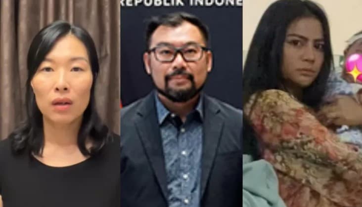 Kolase Foto Amy, Aden Wong dan Tisya Erni