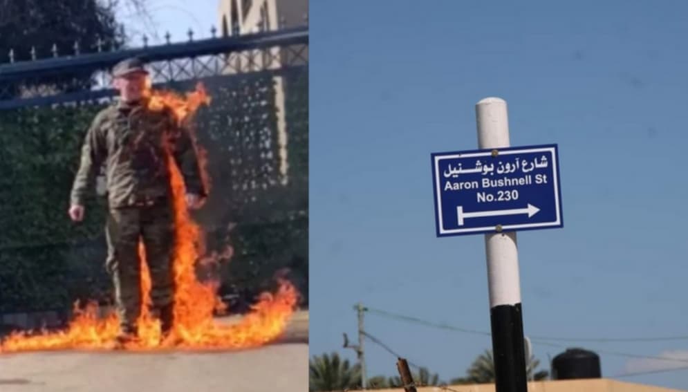 Palestina Abadikan Marinir AS yang Bakar Diri di Depan Kedubes Israel Sebagai Nama Jalan