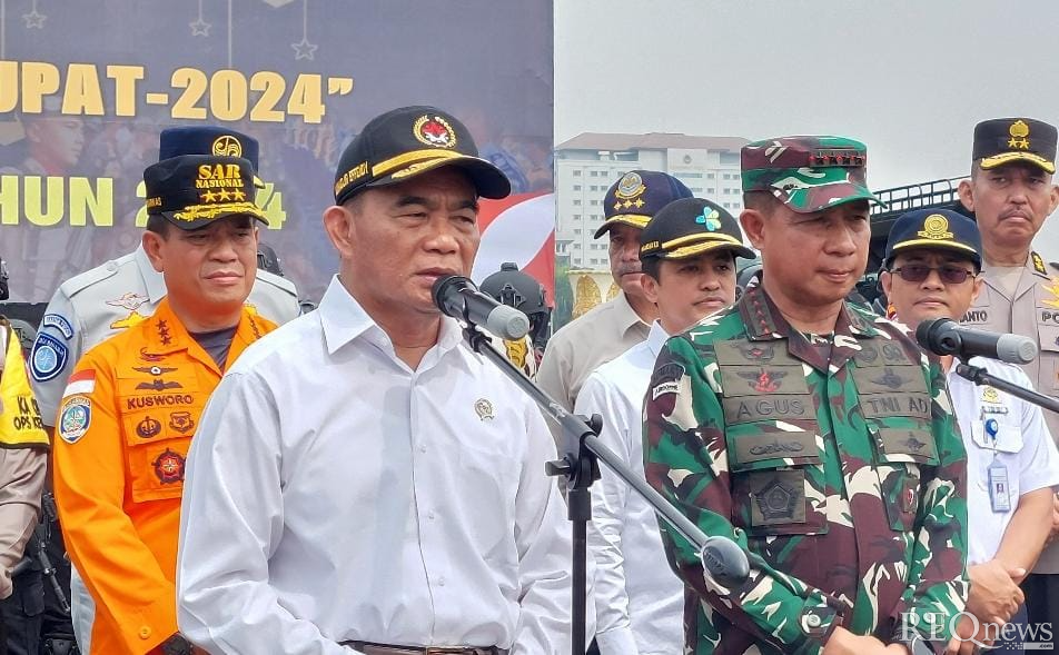 Menko PMK Muhadjir Effendy di Monas, Jakarta Pusat (Foto: Hastina/REQnews)
