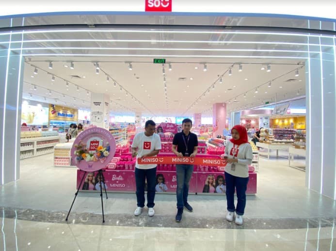 Miniso terbesar se-Jabodetabek resmi dibuka.