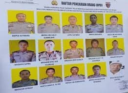 Heboh, 15 Oknum Polisi jadi Buronan, Berikut Identitasnya