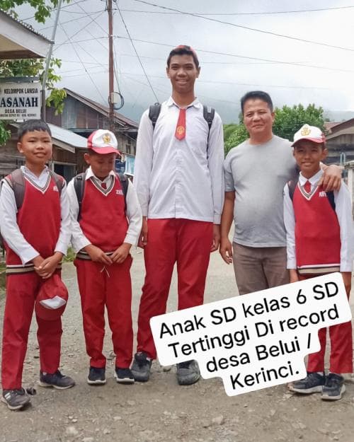 Sagil Muhammad, Bocah SD dengan Tinggi 2 Meter Kini Diajak Jadi Atlet Basket oleh PERBASI