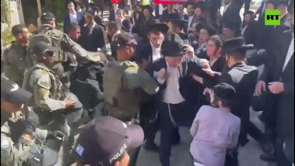 Yahudi ultra-Ortodoks dan Polisi Israel Adu Jotos di Yerusalem