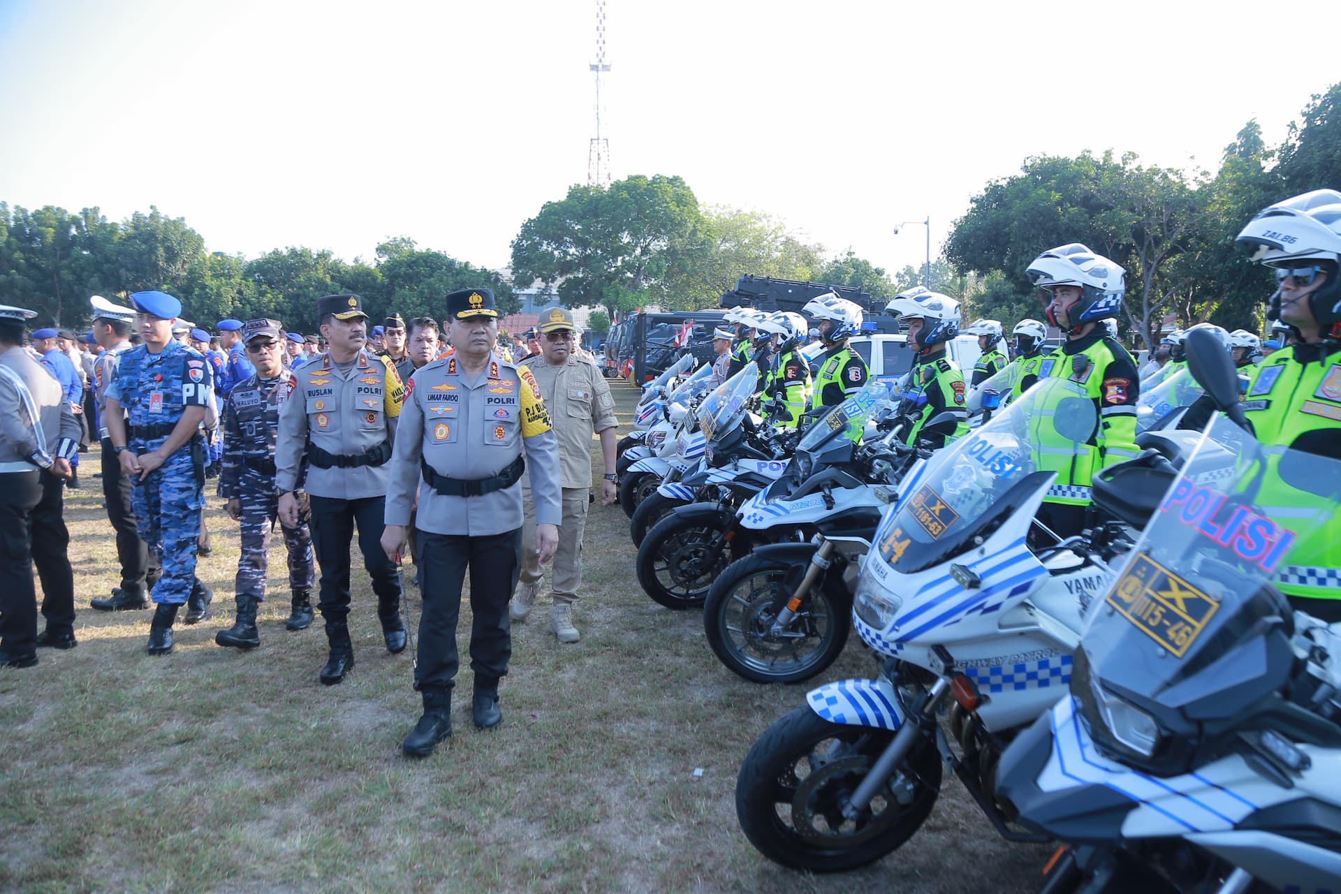 Personel pengamanan Event MotoGP di Mandalika (Foto: Istimewa)