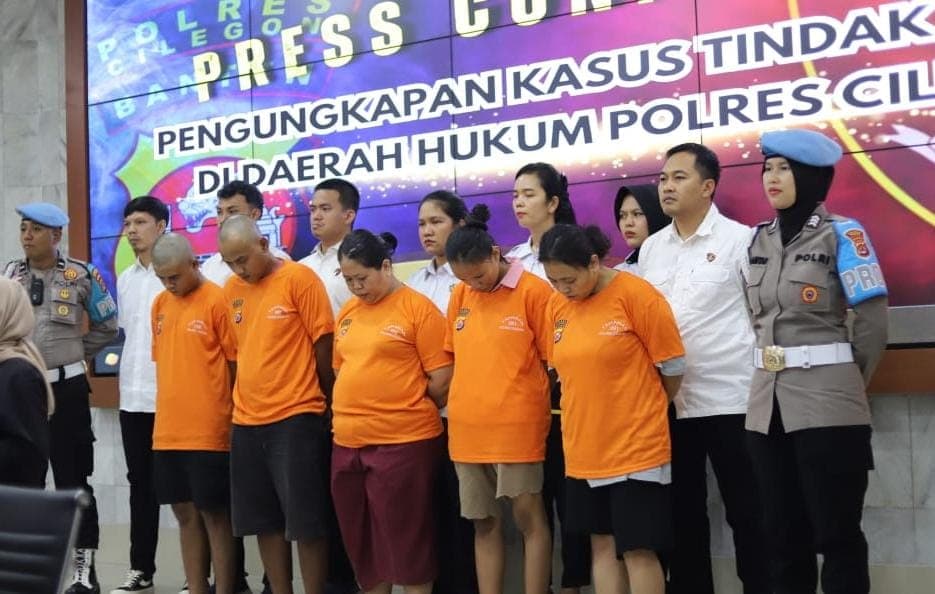 Tersangka pembunuhan bocah 5 tahun dililit lakban di Lebak, Banten (Foto: Istimewa)