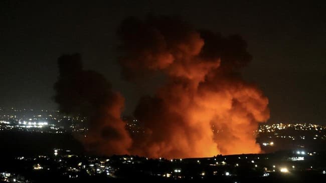 Serangan Israel ke Lebanon. (Foto: AFP/RABIH DAHER)