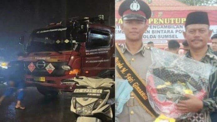 Bripda Fajri Nangis Histeris Usai Dapati Korban Kecelakaan yang Tewas Ternyata Ayahnya Sendiri.