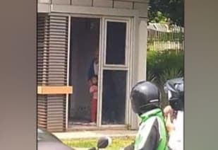 Peristiwa penyekapan seorang bocah di Pospol Pejaten (Foto: Istimewa)
