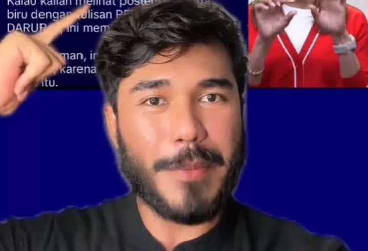 Sosok Ali Hamzah, TikToker yang Viral karena Diduga 'Serang' Najwa Shihab. (Foto: TikTok/@alinezad)