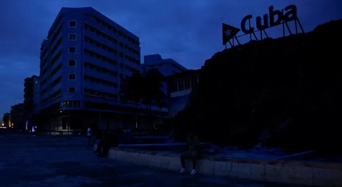 Kuba gelap Gulita, Mati Lampu Massal  (Foto: Norlys Perez)
