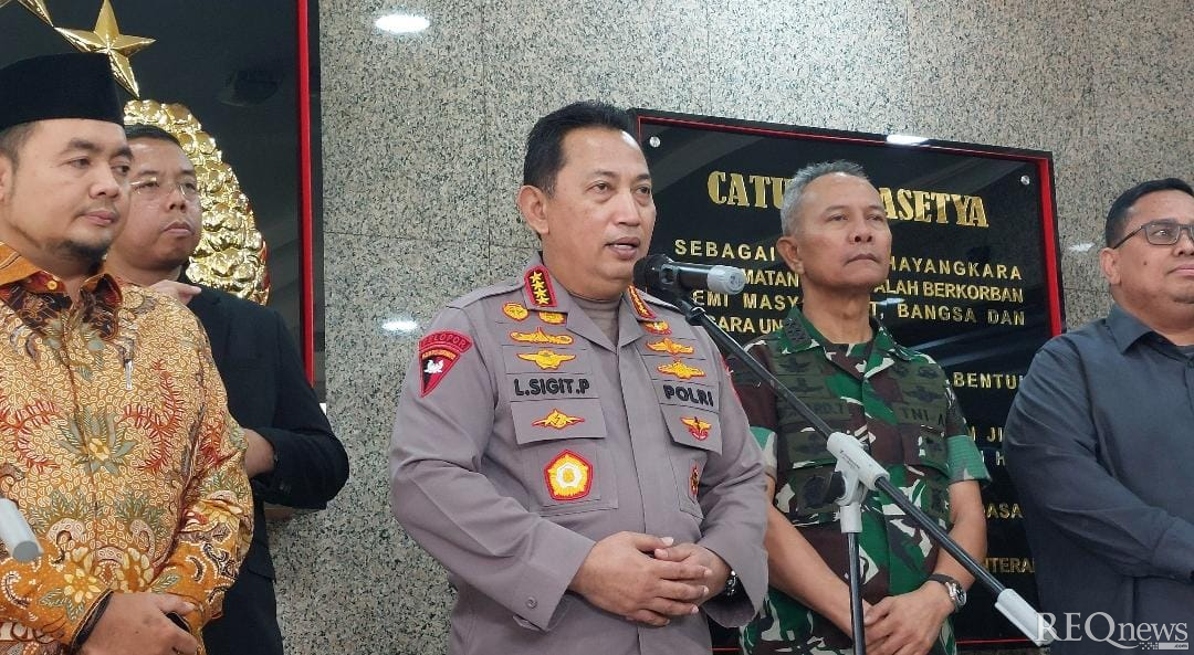 Kapolri Jenderal Listyo Sigit Prabowo bersama penyelenggaraan Pilkada 2024 (Foto: Hastina/REQnews)