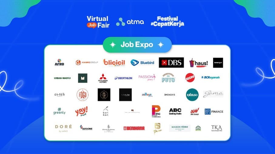 Atma Gelar Virtual Job Fair Bertema Festival #CepatKerja, Hadirkan 500+ Perusahaan.