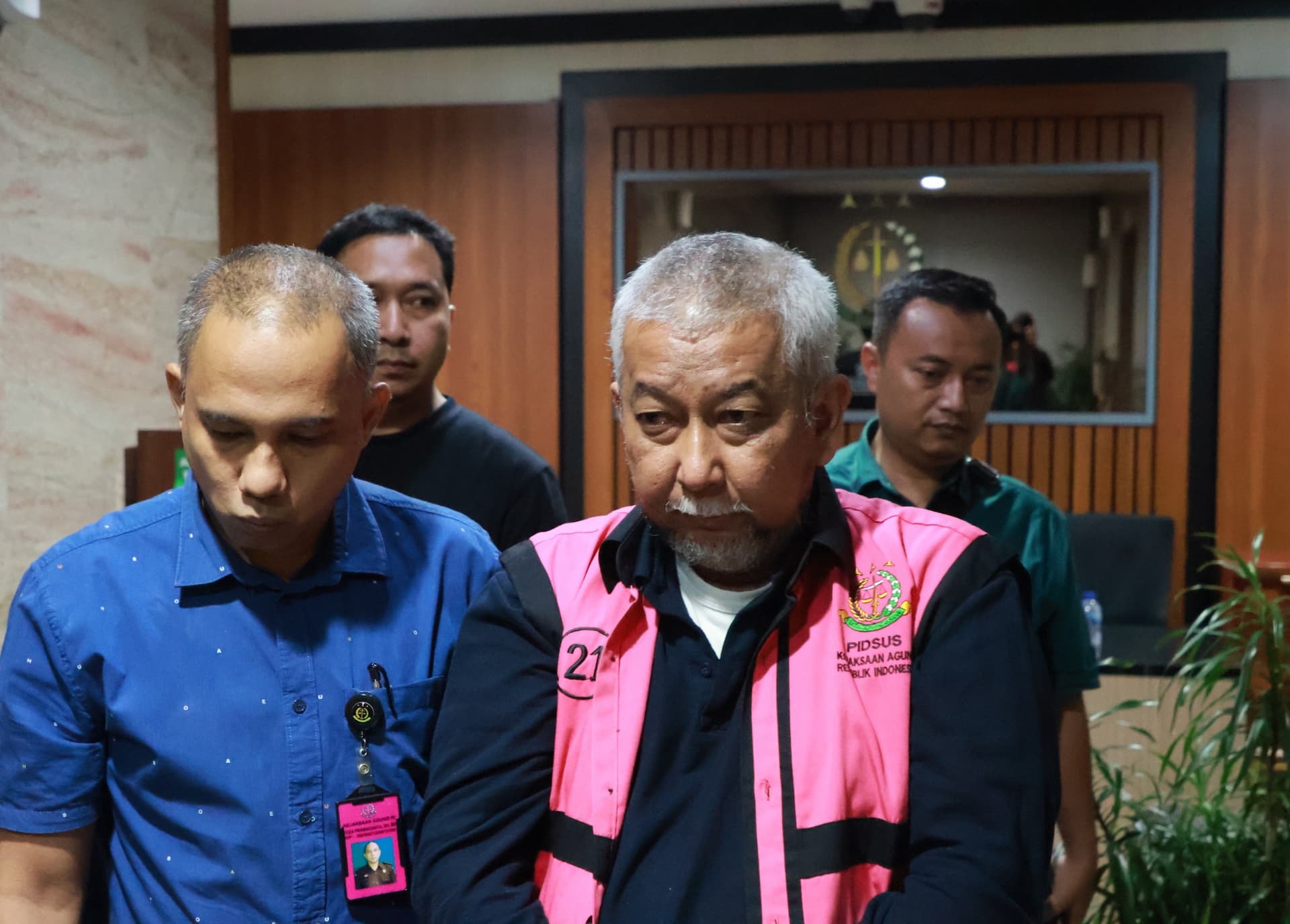Mantan Direktur Jenderal (Dirjen) Perkeretaapian Kementerian Perhubungan (Kemenhub) Prasetyo Boeditjahjono (Foto: Kejaksaan)